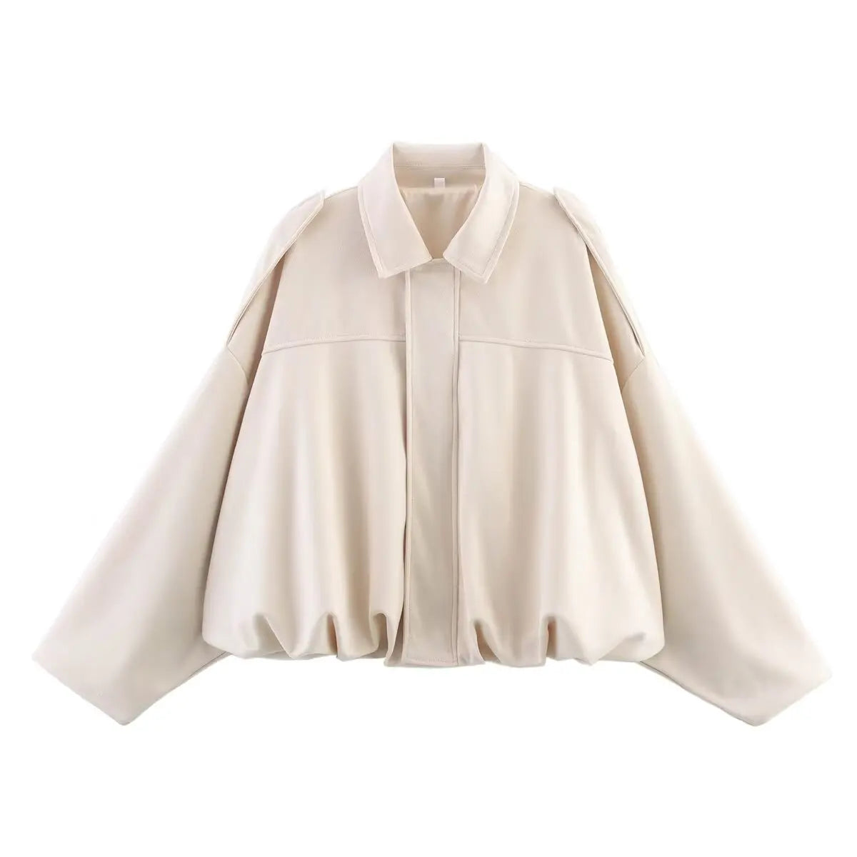 Women Suede Bomber Jacket Autumn New Fashion Long Sleeve Zipper Oversize Solid Bomber Coat Chic Lady 2025 Streetwear